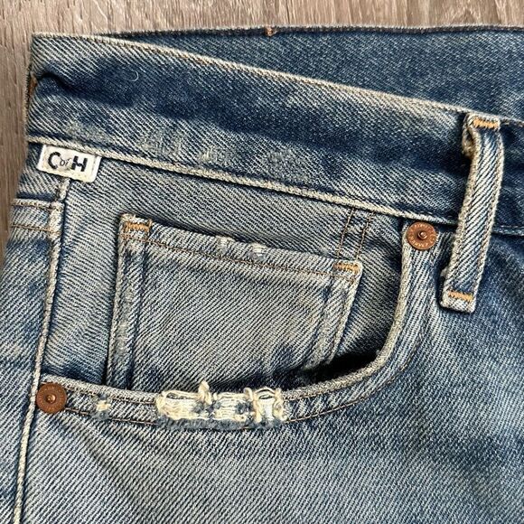 Citizens of Humanity Liya High Rise Classic Fit Crop Jeans in Desperado - Picture 6 of 15